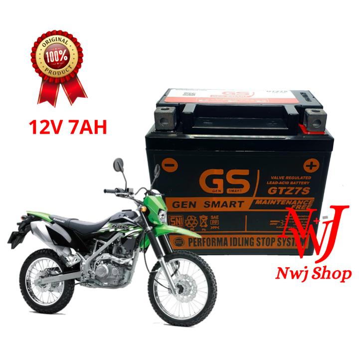 Aki Motor Kawasaki KLX 150 D Tracker GTZ7S GTZ6V YTZ7S YTZ6V GS MF Aki