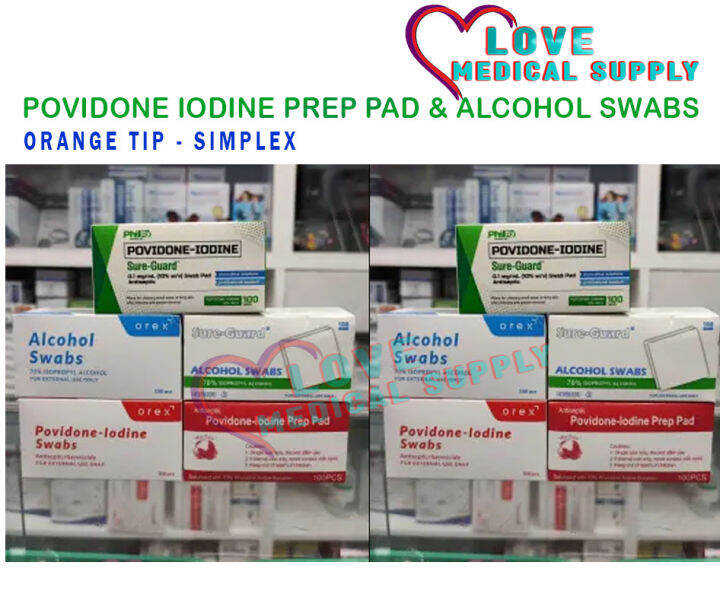 Povidone Iodine Prep Pad Alcohol Swabs Medical Povidone Iodine