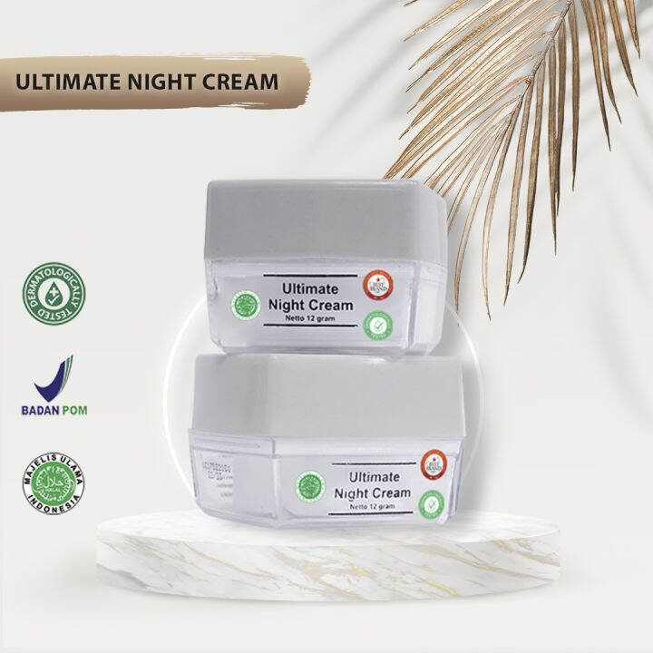 Ultimate Night Cream Ms Glow Original Lazada Indonesia