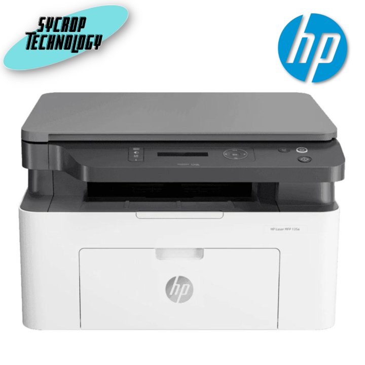 PRINTER เครองพมพ HP LASER MFP 135A 4ZB82A ประกนศนย เชค