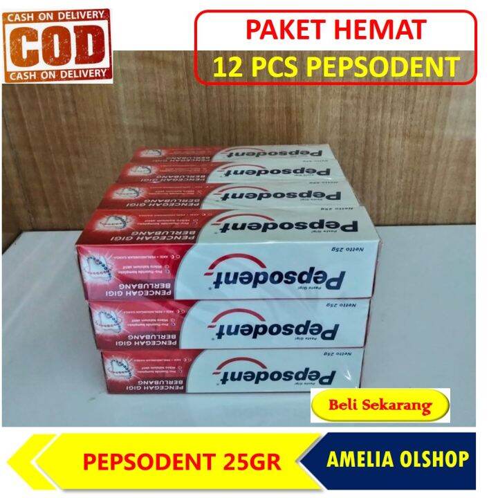 Paket Hemat Pcs Lusin Pepsodent Odol Gr Unilever Murah