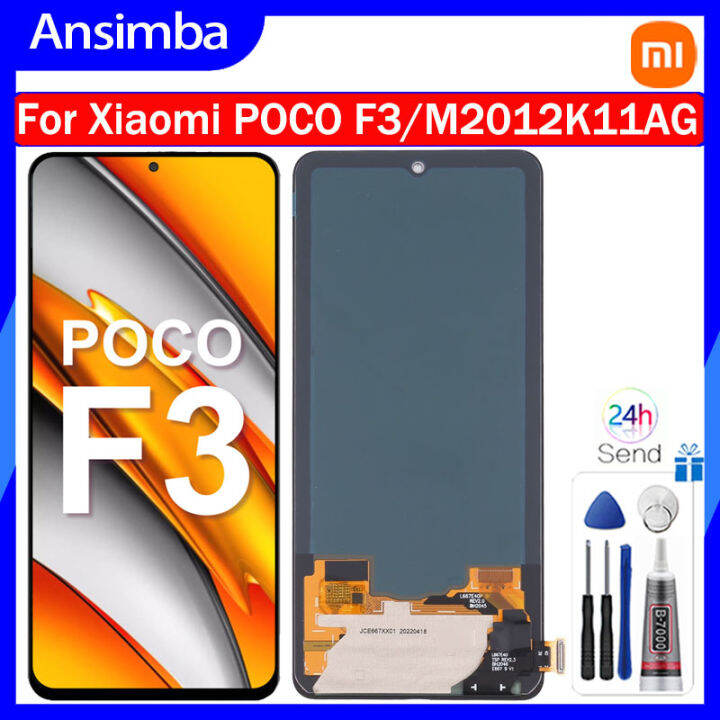 Ansimba 6 67 OLED Poco F3 Display Screen For Xiaomi Poco F3