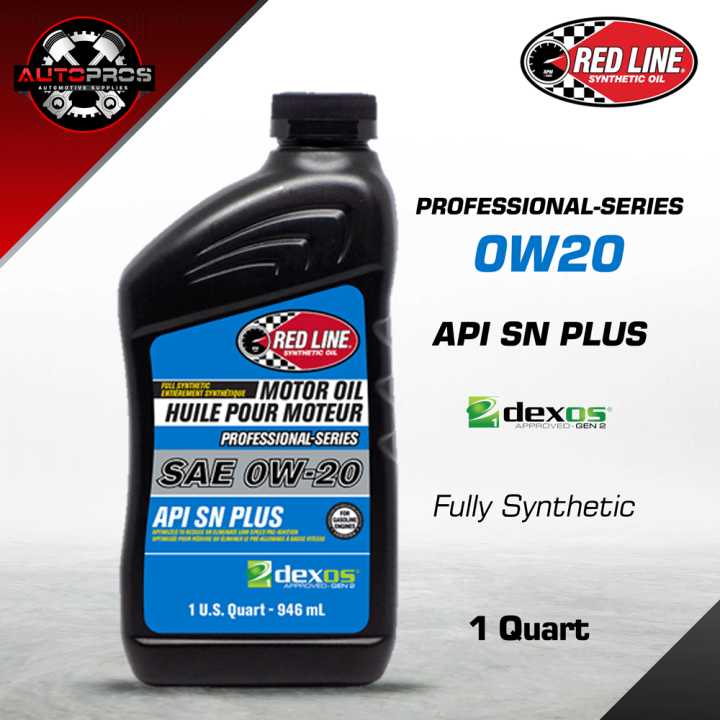 RED LINE Professional Series 0W20 Motor Oil 1 Quart Lazada PH