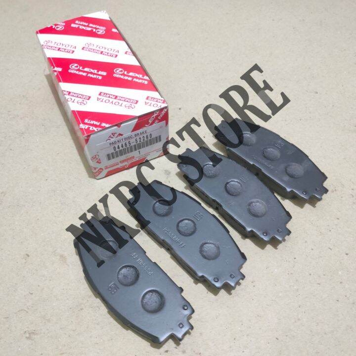 Brake Pad Kampas Rem Depan Toyota Yaris Tipe E G J Original Set