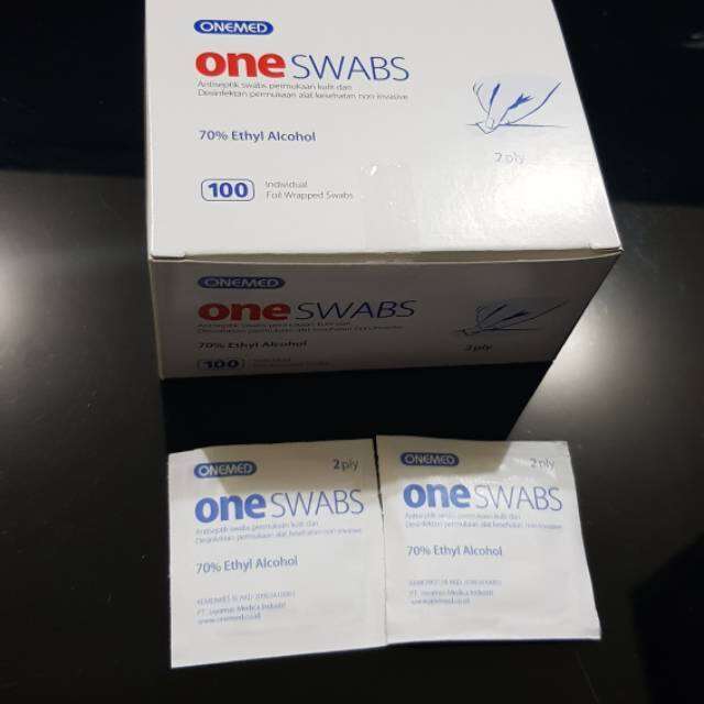 Tissue Alkohol One Swabs Swab Tisu Alcohol Onemed Lazada Indonesia