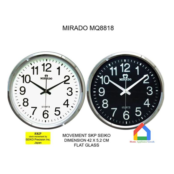 Jam Dinding Mirado Mq Skp Wh Mesin Seiko Lazada Indonesia