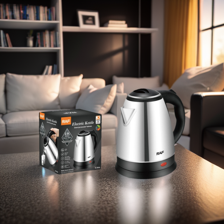 Newest Model Raf High Quality Stainless Steel Electric Kettle Liter