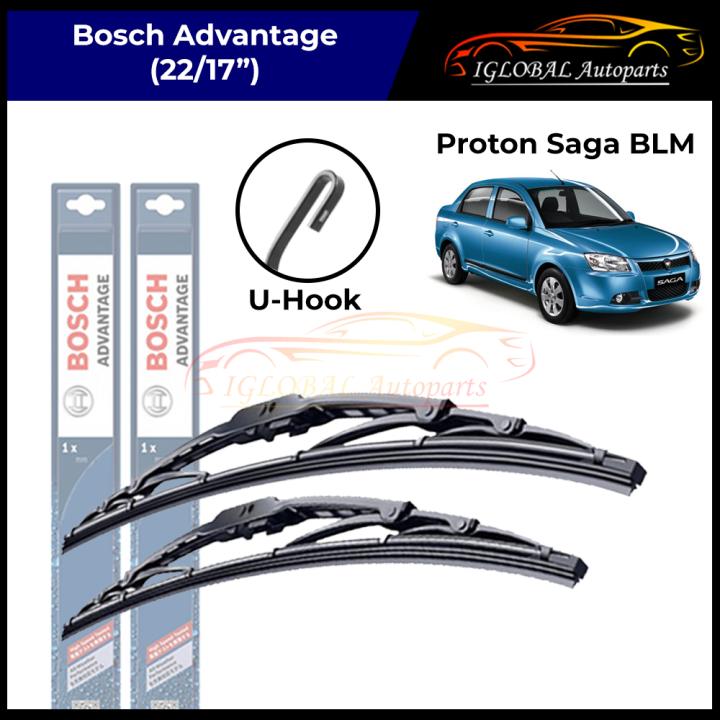 Proton Saga Blm Fl Flx Vvt Bosch Advantage Windshield Wiper Set