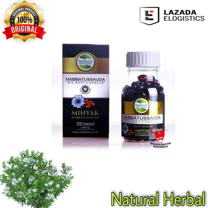 Habbatussauda Sehat Nabawi Oil Soft Capsule Softgel Minyak Jintan