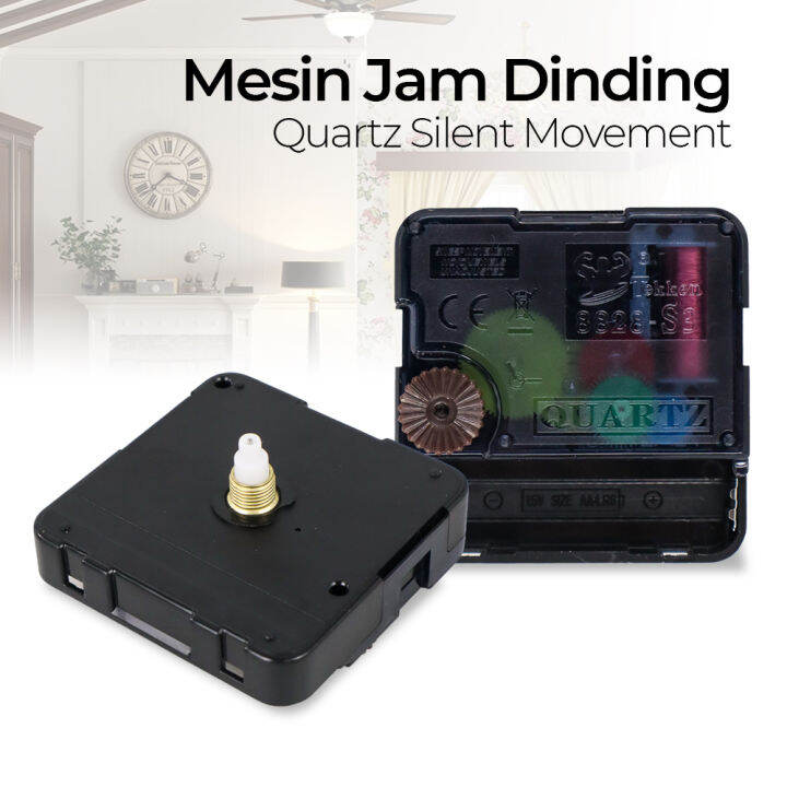 Mesin Jam Dinding DIY Replacement Quartz Silent Movement 8828 S3