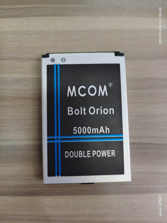 Battery Batre Baterai Double Power Mcom Modem Wifi Bolt Orion MOVIMAX