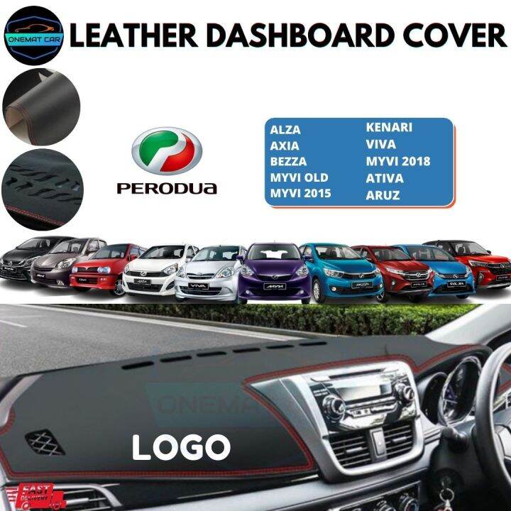 Premium Leather Dashboard Cover For Perodua Myvi Myvi Se Myvi Gear Up