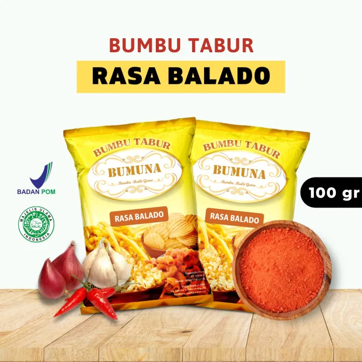 Bumbu Tabur Balado Gram Bumuna Lazada Indonesia