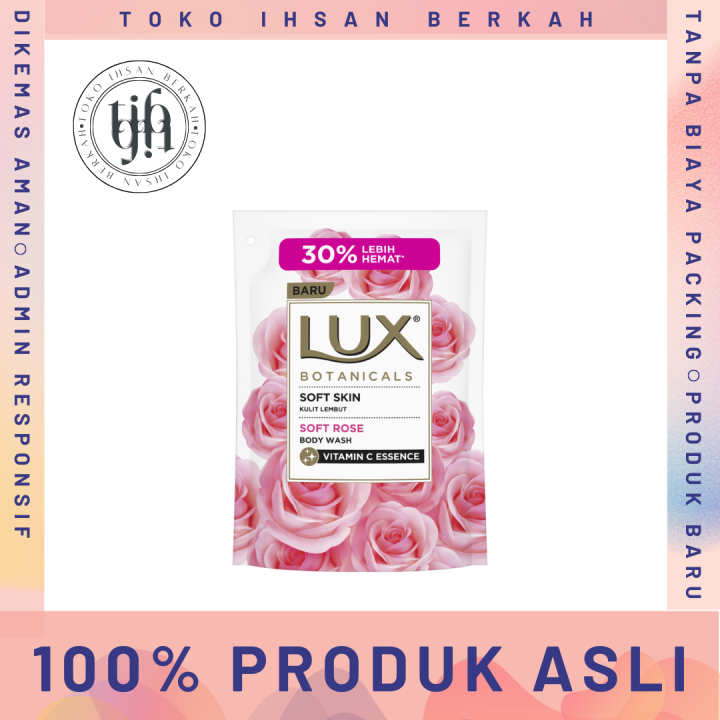 Lux Botanicals Sabun Mandi Cair Refill Soft Rose Ml Lazada Indonesia