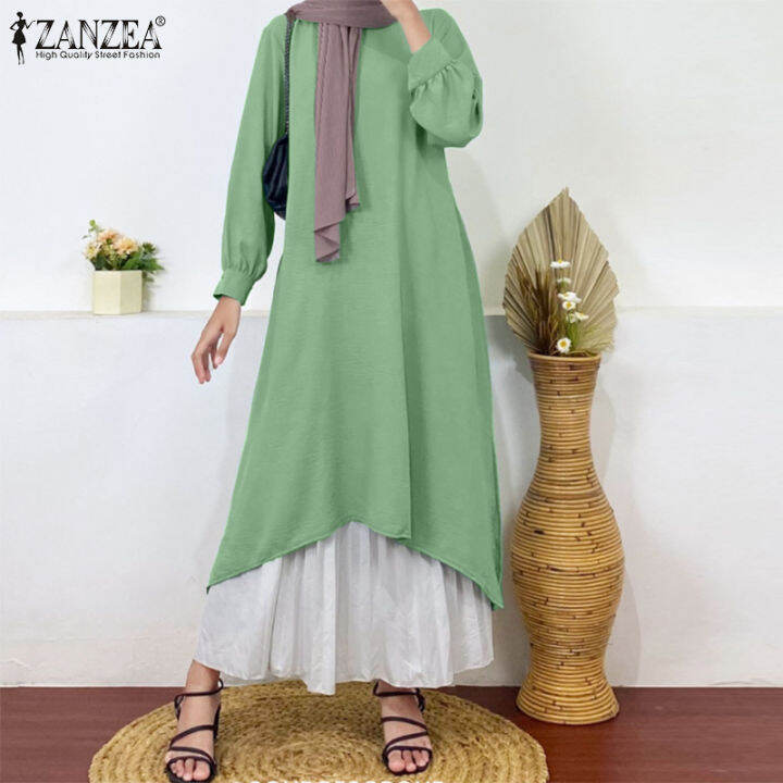 Brand Clearance Sale Hijabfab Zanzea Muslimah Dresses Women Muslim