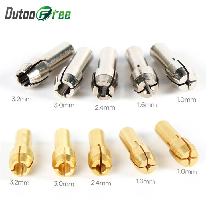 Power Tools Mini Drill Brass Collet Chuck For Dremel Rotary Tool Diy