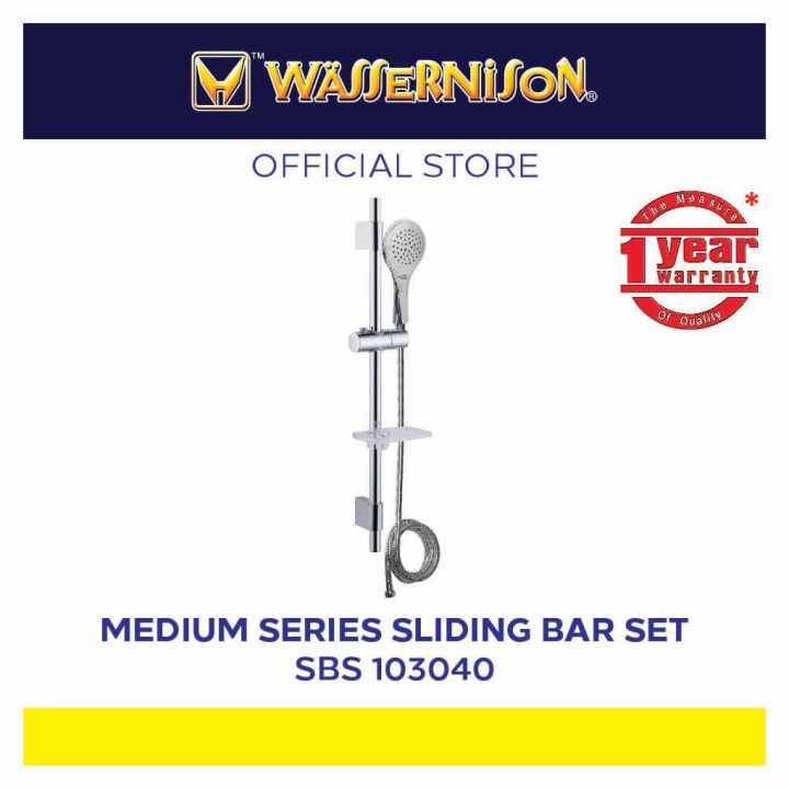 Wassernison Medium Series Shower Sliding Bar Set Lazada Ph