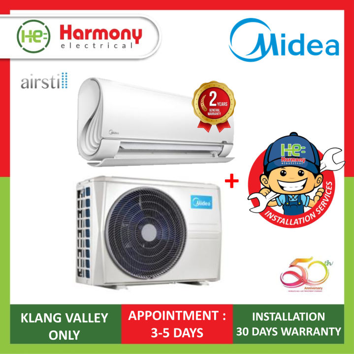 Midea Hp R Msfaau Crfn Airstill Series Inverter Wall Mount Air