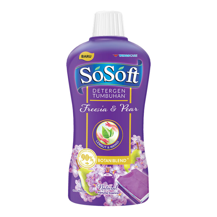 SoSoft Deterjen Cair Konsetrat Freesia Pear 700 Ml Lazada Indonesia