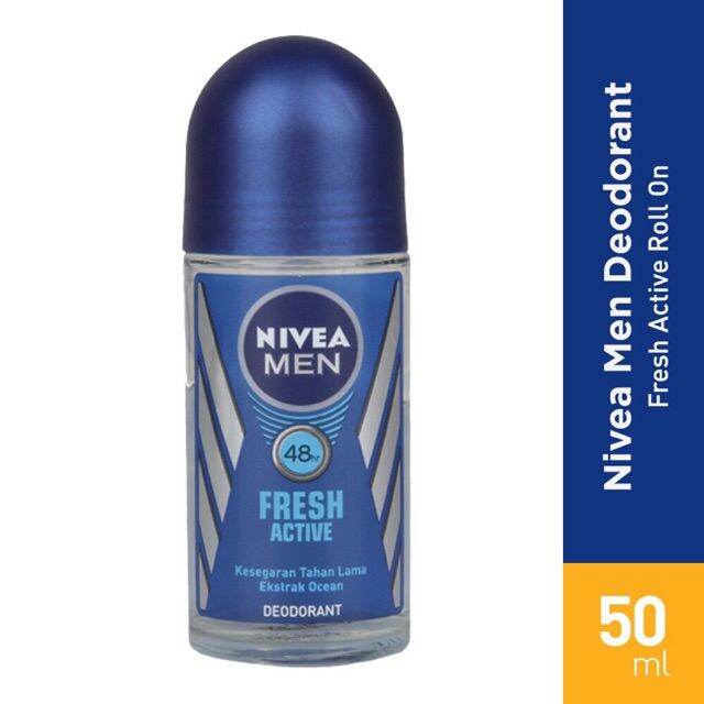 Nivea Men Deodorant Fresh Active Roll On 50ml Lazada Indonesia