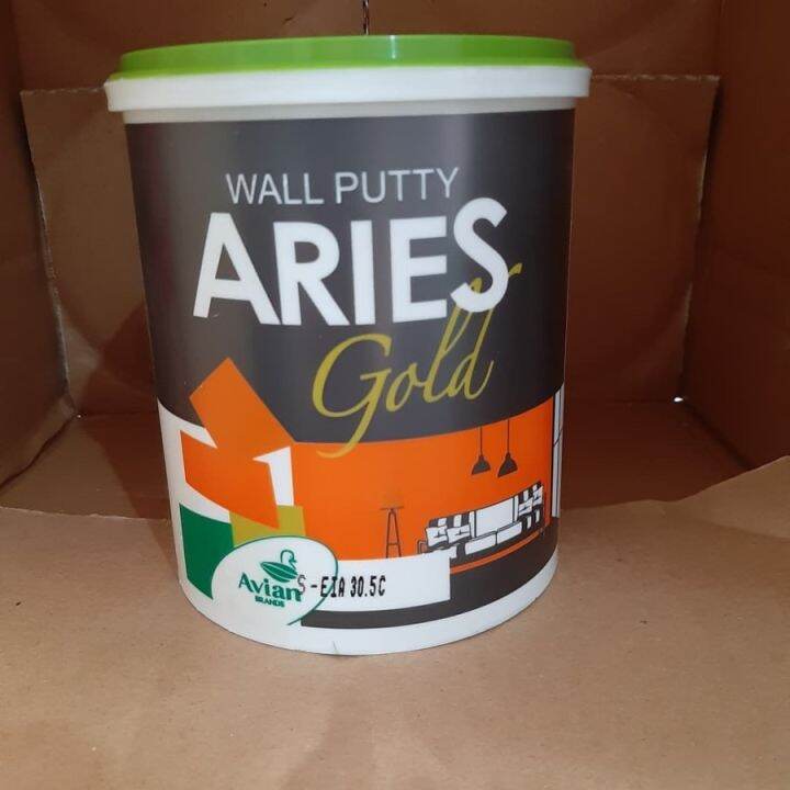 PLAMIR TEMBOK ARIES GOLD Kiloan 1 KG Wall Putty Dempul Untuk Dinding