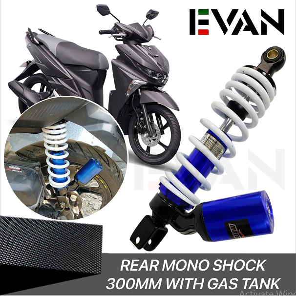 Rear Mono Shock 300mm With Gas Tank Absorber Mio Beat Click Skydrive