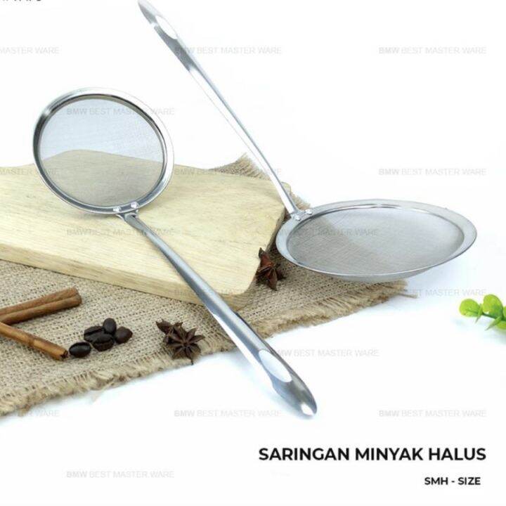 Saringan Minyak Halus Uk 10cm Stainless Lazada Indonesia