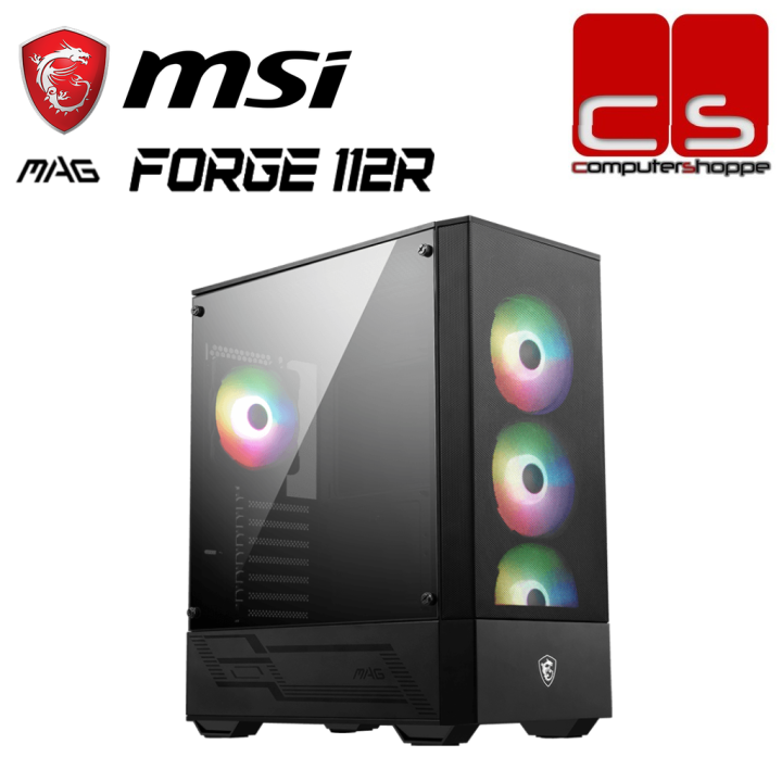 MSI MAG FORGE 112R ATX Mid Tower Gaming Casing Lazada