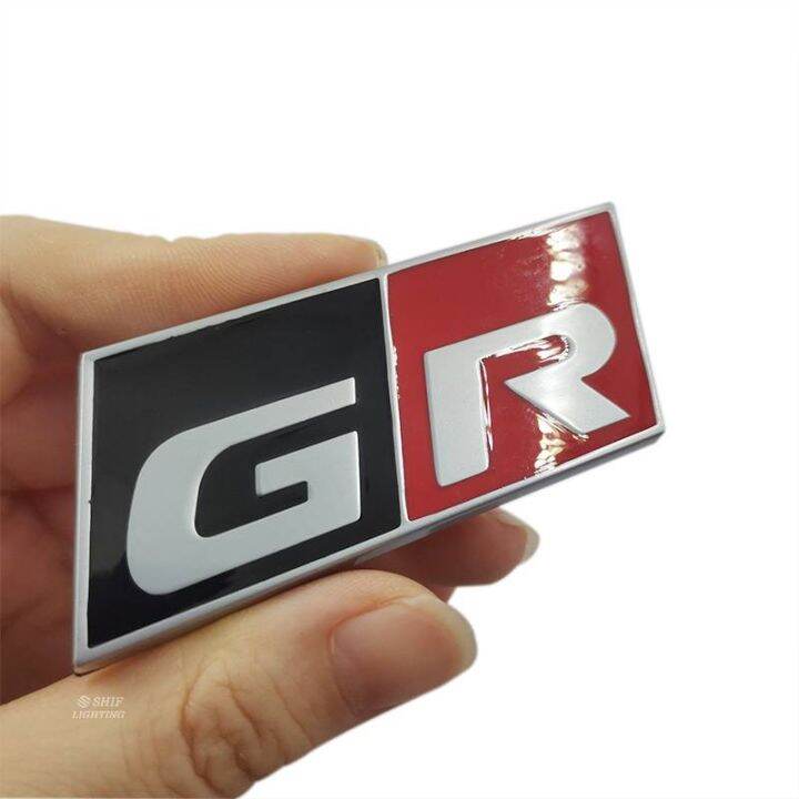 X Metal Gr Logo Car Auto Rear Trunk Emblem Sticker Decal Badge