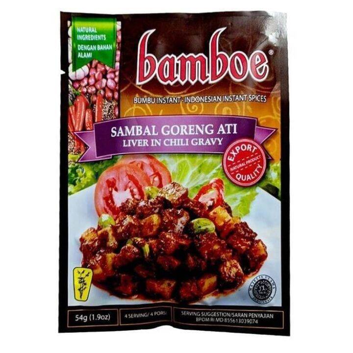 Bumbu Sambal Goreng Ati Bamboe 54 Gr Halal Lazada Indonesia