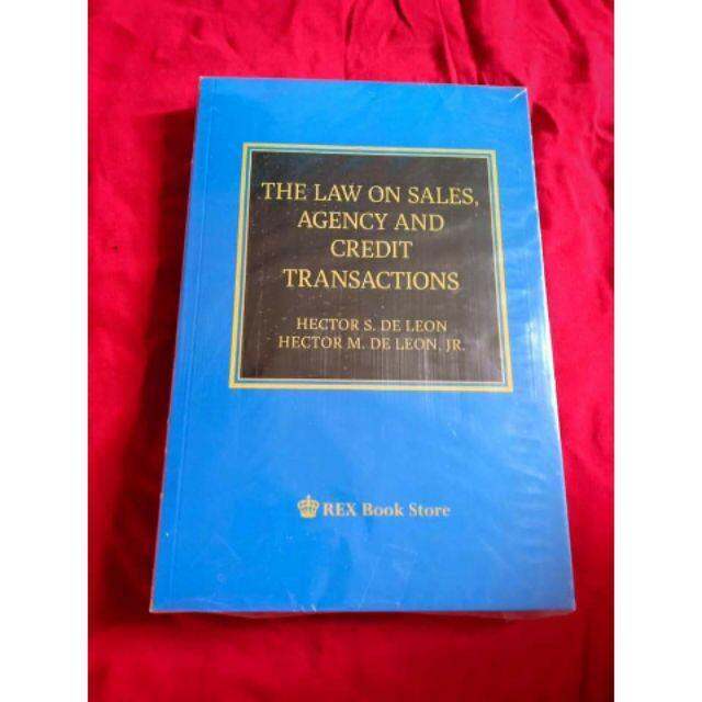 The Law On Sales Agency And Credit Transaction Lazada Ph