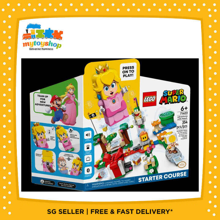 Lego Super Mario Adventures With Peach Starter Course Lazada