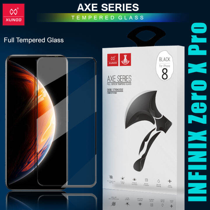 XUNDD Original Axe HD Clear Full Adhesive 9H Hardness Tempered Glass