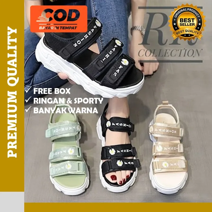 Sandal Gunung Korea Wanita Kekinian Terbaru BG 831 Lazada Indonesia