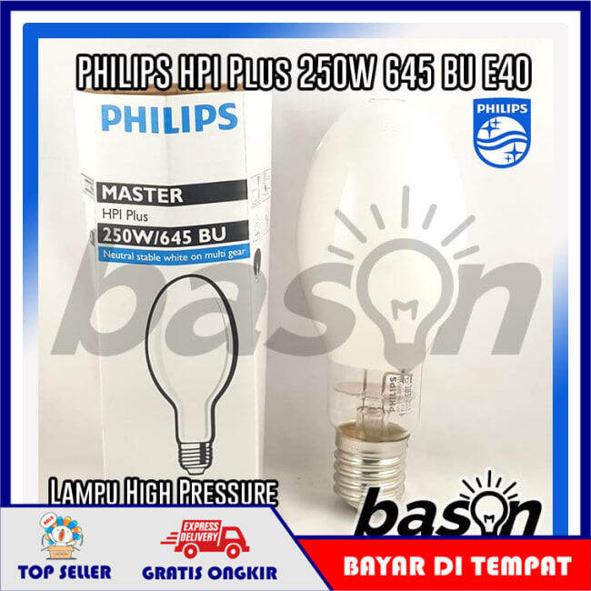 PHILIPS Master HPI PLUS 250W 645 BU E40 Metal Halide Lazada Indonesia