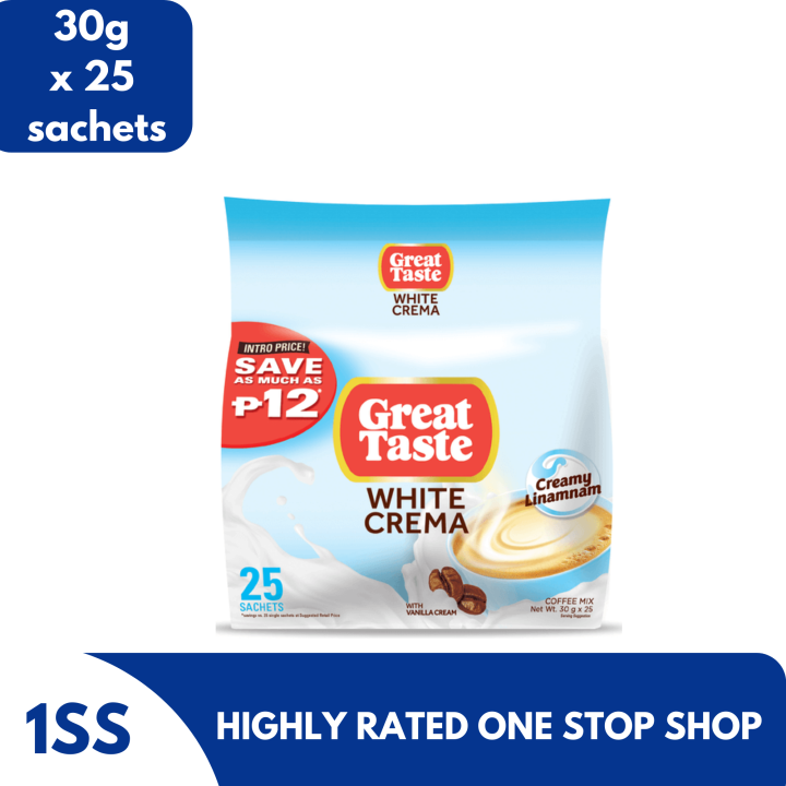 Great Taste White 3in1 Coffee Mix 30g X 25 Sachets Lazada PH