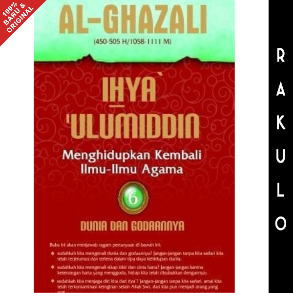 Buku Ihya Ulumiddin 6 Dunia Dan Godaannya Imam Al Ghazali Lazada