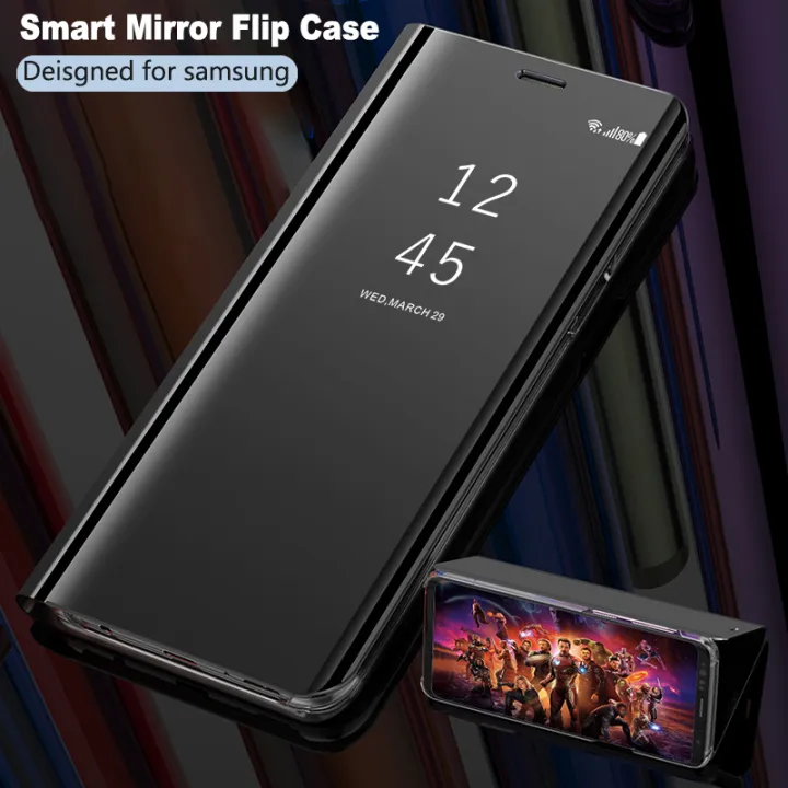 Luxury Mirror Flip Case For Samsung Galaxy S Ultra S Fe S Plus