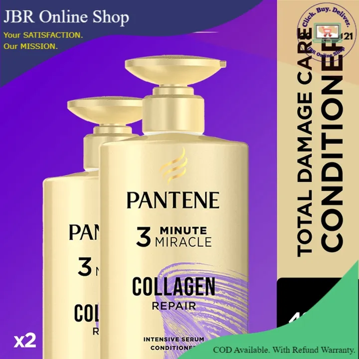 Pantene Collagen Repair Pro V 3 Minute Miracle Conditioner Total