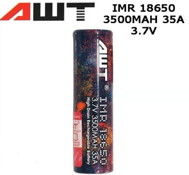 AWT 18650 3500mAh 35A Rainbow Battery For Li Ion Battery Lazada