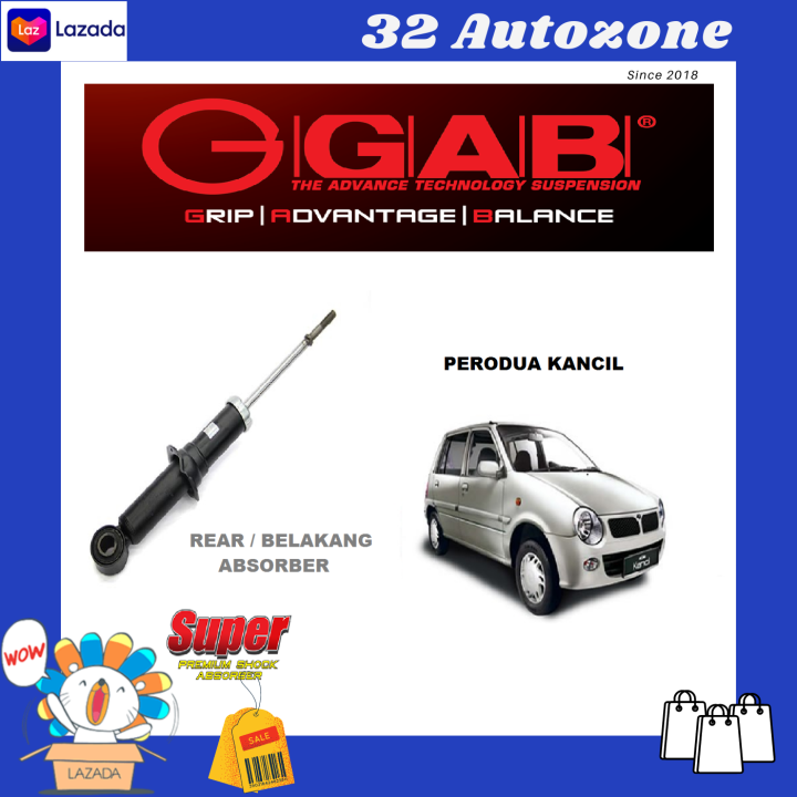 Gab Belakang Absorber Rear Premium Shock Absorber Oil Base Set For