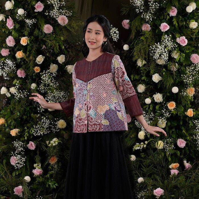 Nona Rara Destria Encim T Baju Batik Kasual Modern Lazada Indonesia