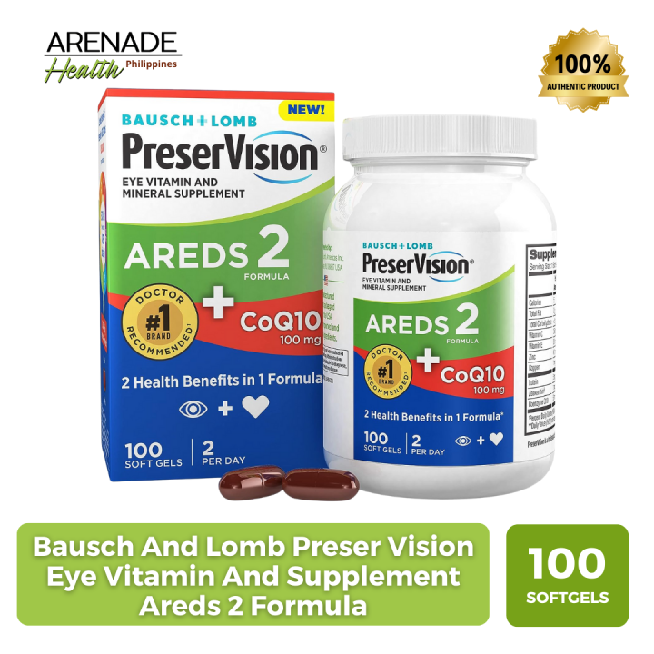 Bausch And Lomb Preser Vision Eye Vitamin And Supplement Areds