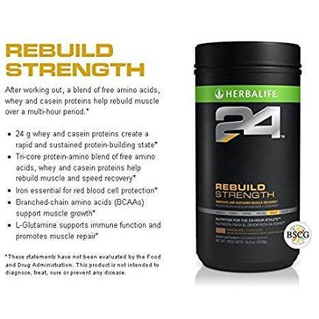 Herbalife 24 Rebuild Strength Chocolate 1000g Canister Lazada PH