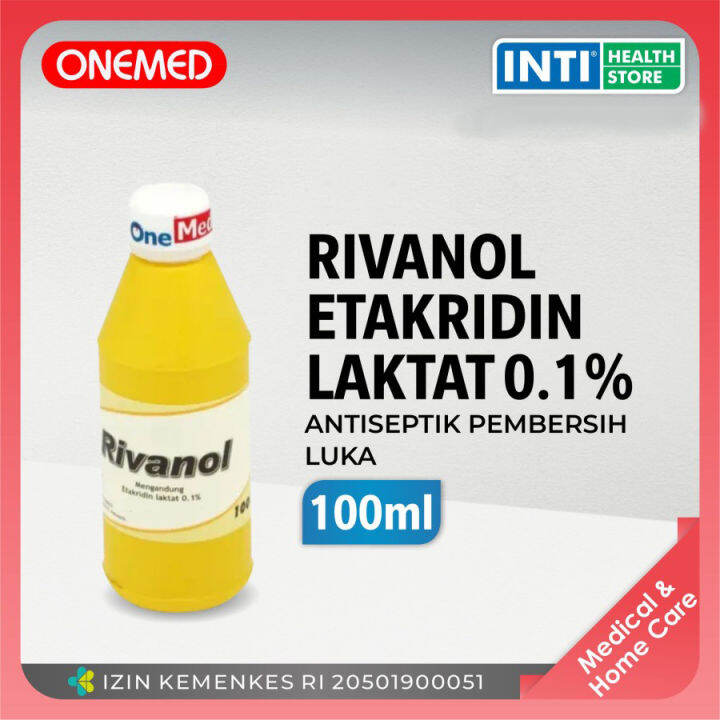 Onemed Rivanol 100 Ml Antiseptic Pembersih Luka Lazada Indonesia