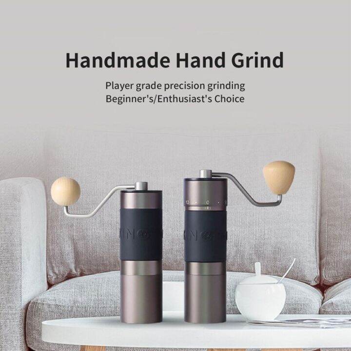 Kingrinder Manual Coffee Grinder Adjustable Grind Setting Stainless