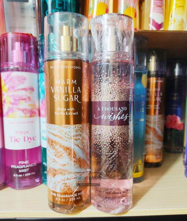 Bbw A Thousand Wishes Warm Vanilla Sugar Fine Fragrance Mist Ml