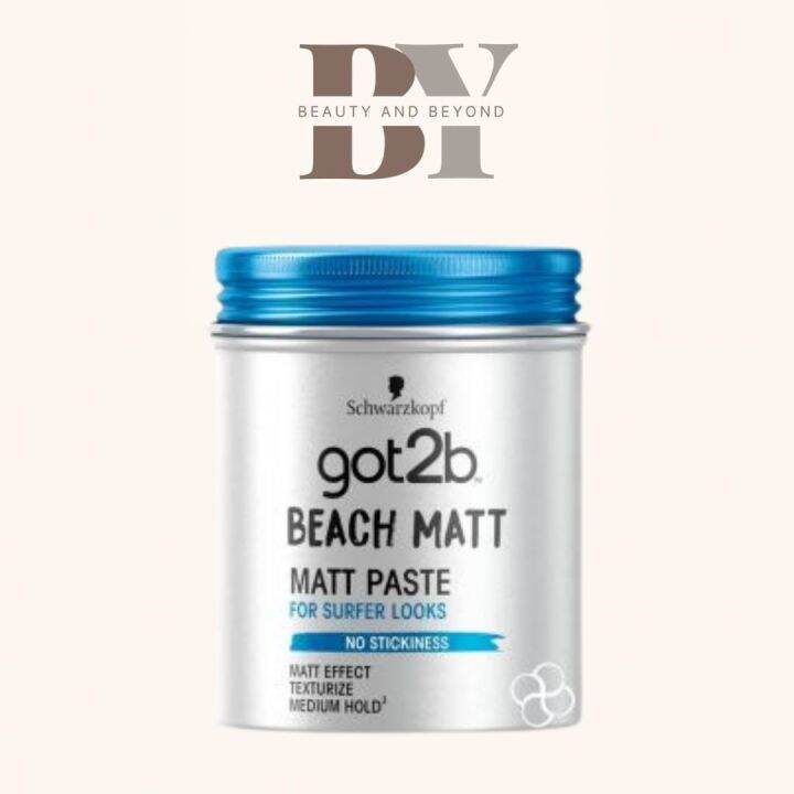 By Beauty Beyond Schwarzkopf Got B Beach Matt Paste Ml Lazada Ph