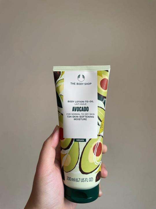 The Body Shop Avocado Body Lotion To Oil Ml Lazada Co Th