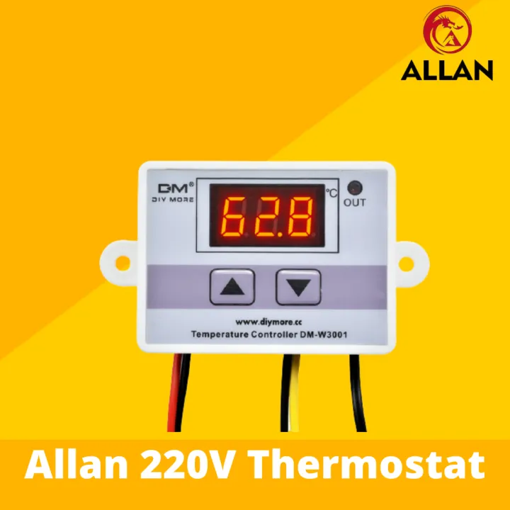 A Ac V Digital Led Temperature Controller Xh W For